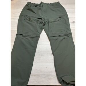 Baerskin Zip-Off Tactical Cargo Pants Dark Green XL New With Tags